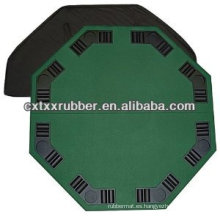 Alfombra de mesa de poker, mesa de casino con capacidad para 8 asientos